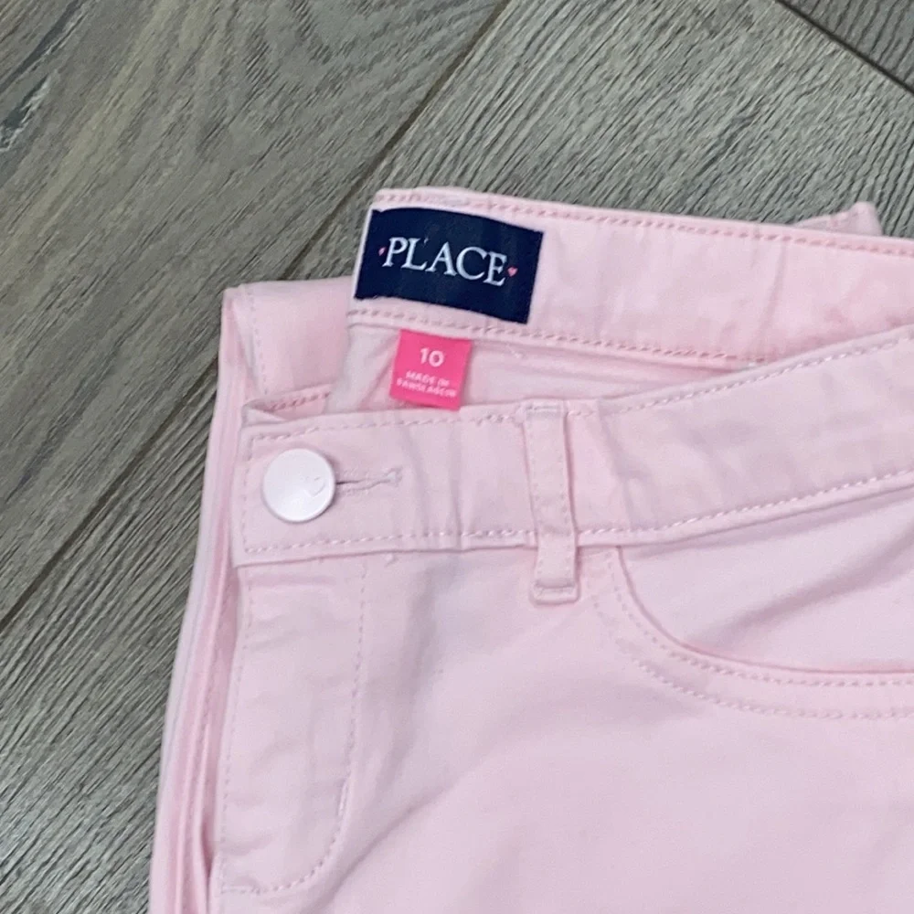 Children's Place Girls Powder Pink 4-Pocket Jeans Sz 10